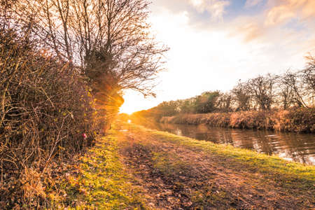 Sunset in England,Branston Water Park 2021