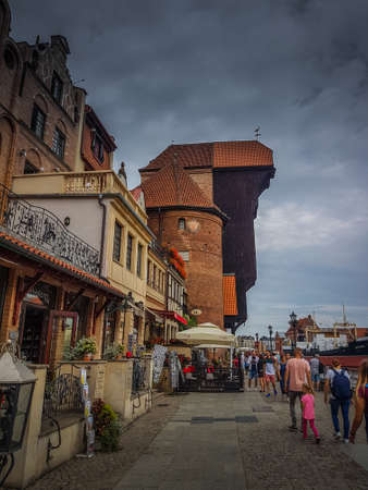 Gdansk England August 13 2018,Visit poland ,city gdansk small trip