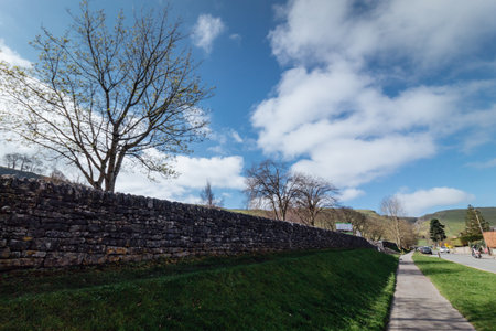 A trip to the peak district in england after relaxingの写真素材