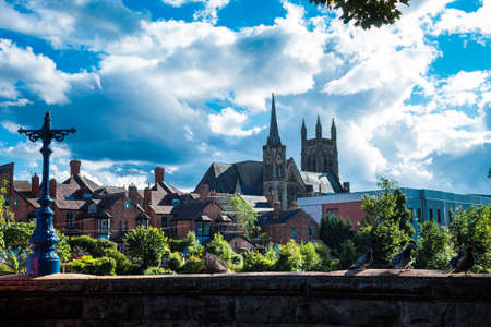 Royal Lemington Spa / England - September 6/2021, walking and sightseeing beauty city.のeditorial素材