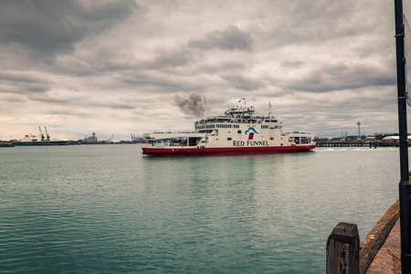 Southampton, England August 30 2021, Port viewing pointのeditorial素材