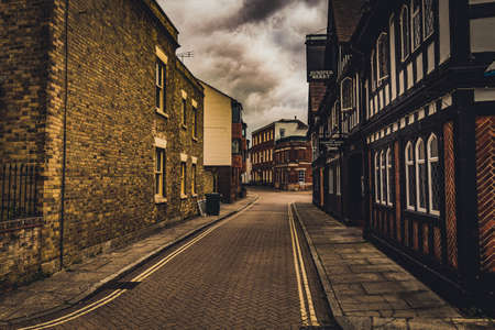 Southampton, UK August 30th 2021 : Old Town city in centerのeditorial素材