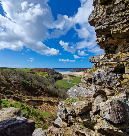 Originally built in the 12th century, Pennard Castle played a strategic role in the defense of the...