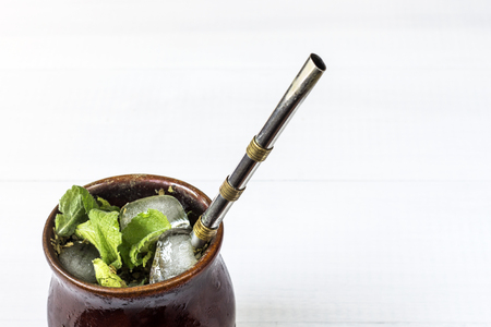 Frozen yerba mate, terereの写真素材