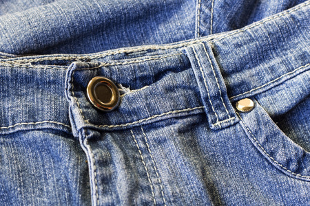 blue jeans close up for backgroundの写真素材