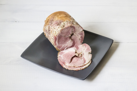 Homemade hamの写真素材