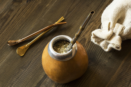 yerba mateの写真素材