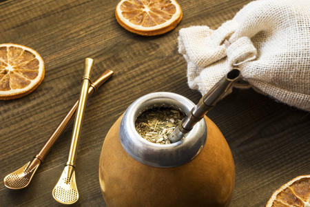 yerba mateの写真素材