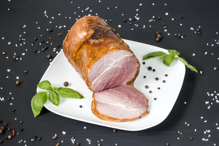 Homemade hamの写真素材