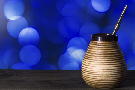 traditional yerba mate drinkの写真素材