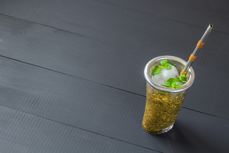 terere. frozen yerba mateの写真素材