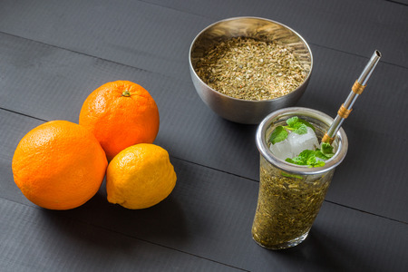 terere. frozen yerba mateの写真素材