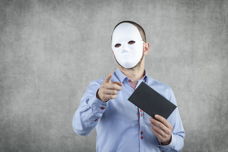 businessman wearing a maskの写真素材