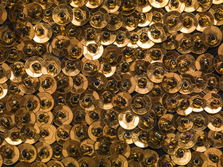 gold sequins backgroundの写真素材