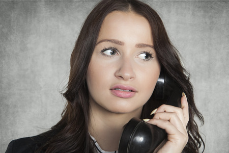 surprised businesswomanの写真素材