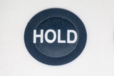 hold buttonの写真素材