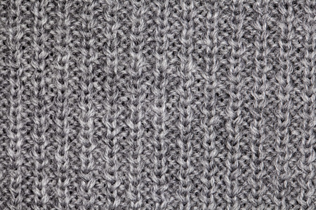 gray sweater macroの写真素材
