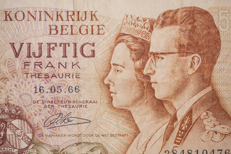Banknote from Belgiumの写真素材