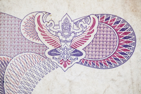 logo on the Thai banknoteの写真素材