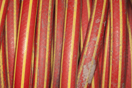 garden hose backgroundの写真素材
