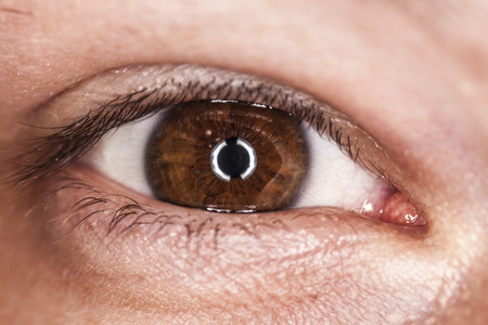 eye close upの写真素材