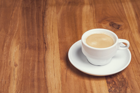 small coffee and copy spaceの写真素材