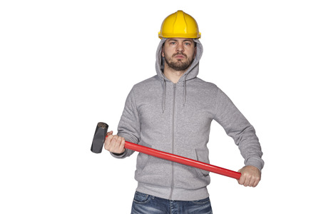 worker ready for action