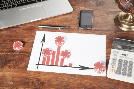 view from the top of the chartの写真素材