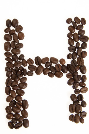 alphabet hの写真素材