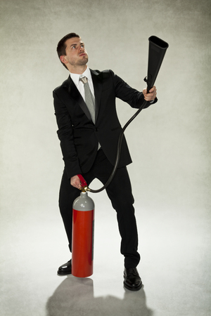 brave businessmanの写真素材
