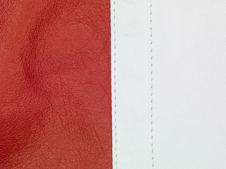 red and white leather backgroundの写真素材