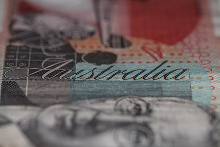 Detail of Australian twenty dollar note.の写真素材