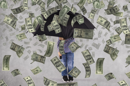 small multimillionaire, rich business childの写真素材