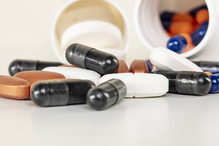 different types of drugs, medical conceptの写真素材
