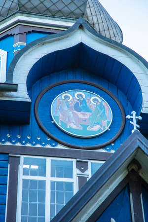 Orthodox Church of the ,, Protection of the Mother of God`` in PuchÅy, Polandの写真素材
