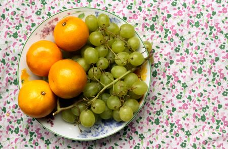 bowl of fruitsの写真素材