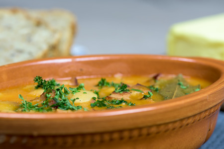 Healthy dish - Baked beans - traditional Polish cuisineの写真素材