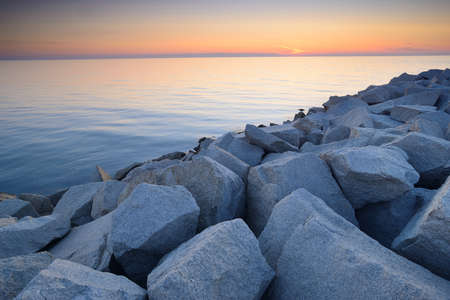 Rocks int the Baltic shore.の写真素材