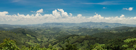Blue Sky Panoramaの写真素材