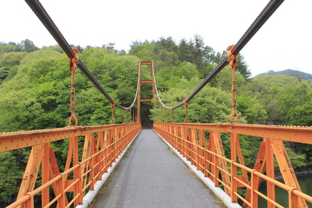 Orange bridgeの写真素材