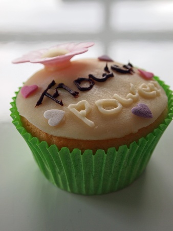 Cupcake Flower Powerの写真素材