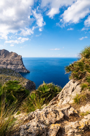Cap de Formentor, Mallorca, Balearic Islands, Spainの写真素材