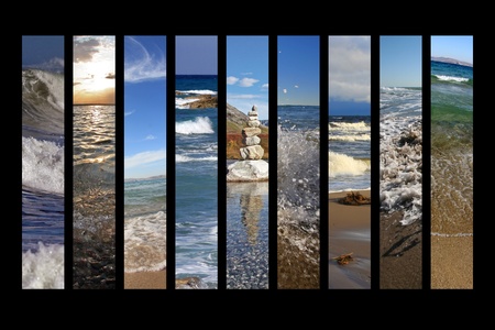 water collage