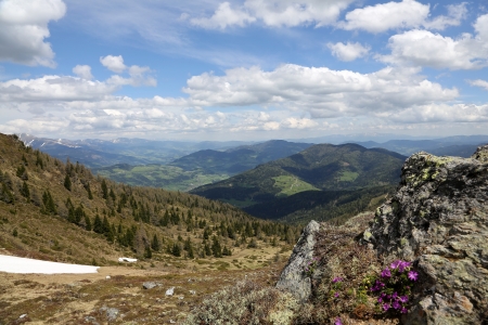 beautyful landscape, the Austrian Alps の写真素材
