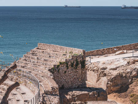 The ruins of the ancient city of Tarragona, Spainの写真素材