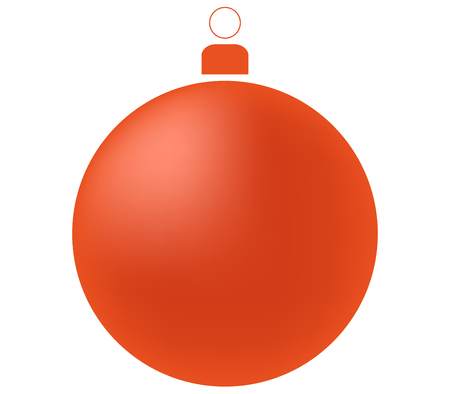 christmas balls on white backgroundの写真素材