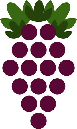 grapes on white backgroundの写真素材