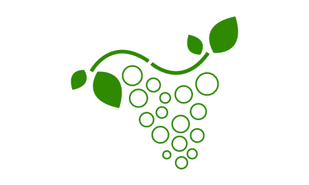 grapes on white backgroundの写真素材