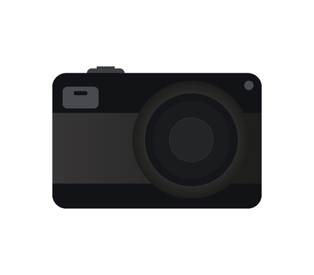 icon camera on white backgroundの写真素材