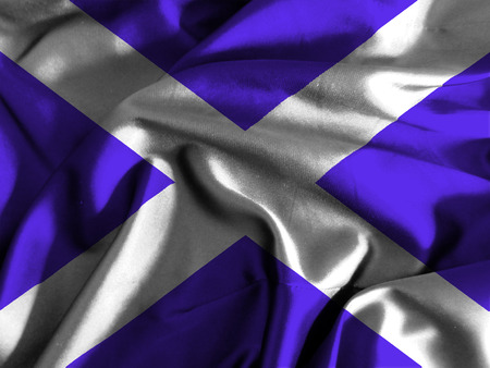 flag of scotlandの写真素材